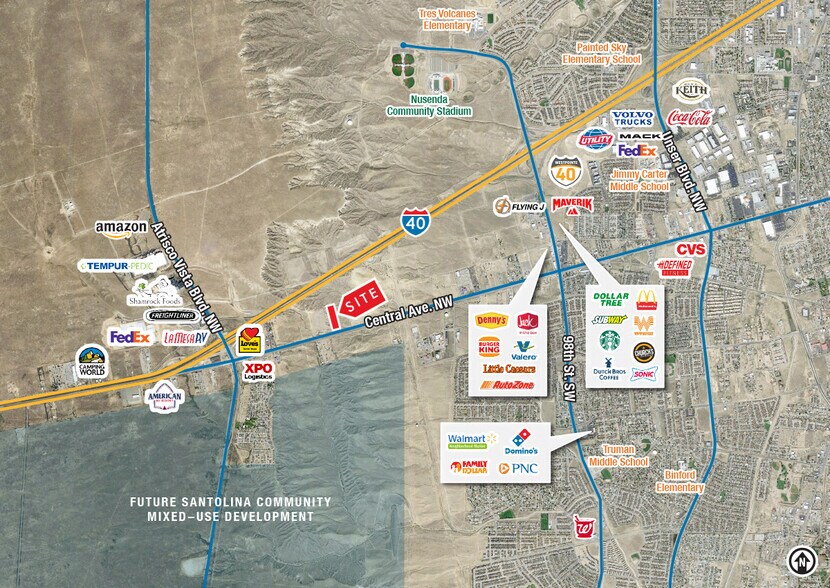 NWC 131st St & Central Ave NW, Albuquerque, NM à vendre - Photo du bâtiment - Image 2 de 2