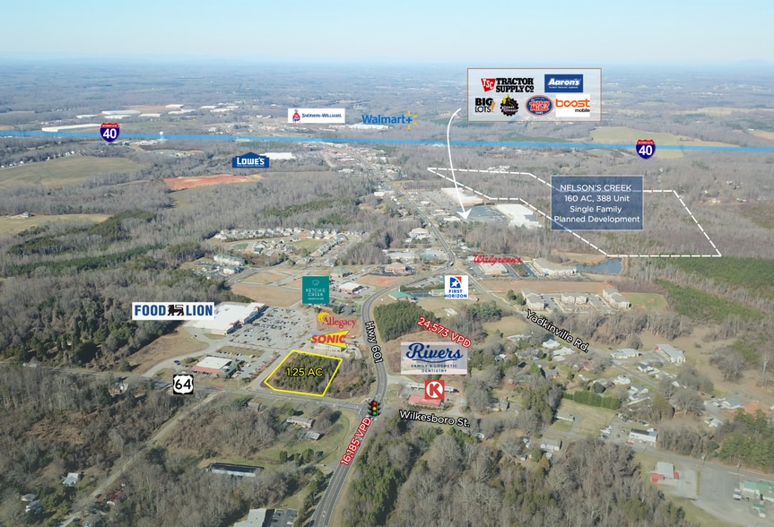 Hwy 601 / Hwy 64, Mocksville, NC for sale - Building Photo - Image 2 of 3