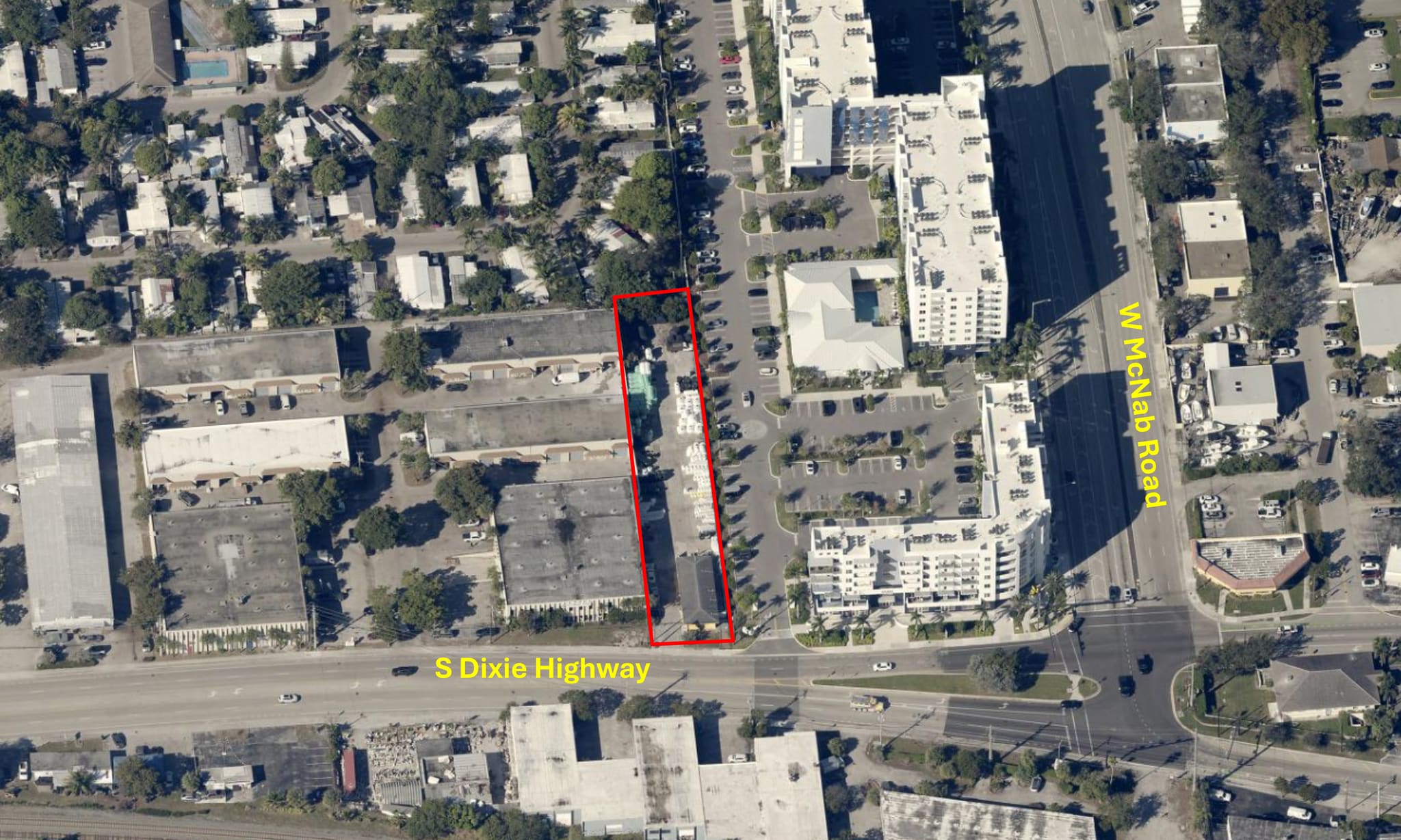1627 S Dixie Hwy, Pompano Beach, FL à louer Aérien- Image 1 de 6
