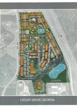 Price Drive, Locust Grove, GA - AERIAL map view