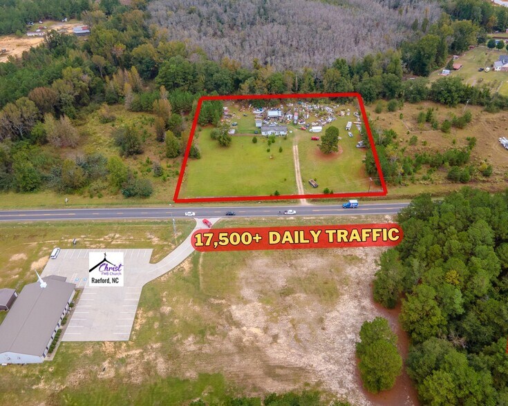 3203 Fayetteville Rd, Raeford, NC à vendre - Aérien - Image 2 de 9