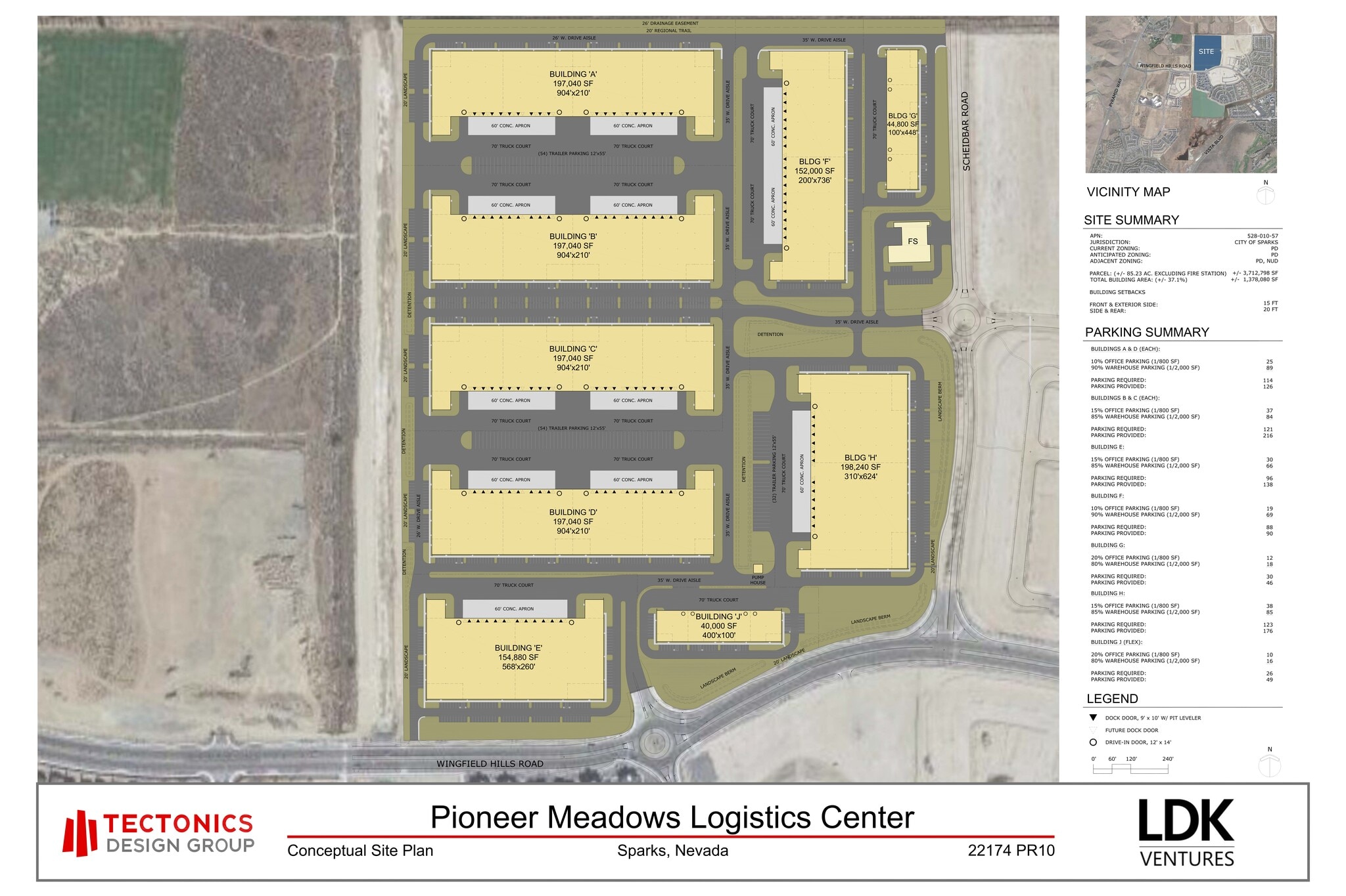 1402 Wingfield Hills Rd., Building E, Sparks, NV for lease Site Plan- Image 1 of 3
