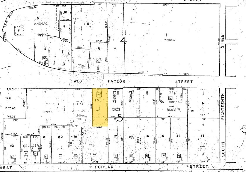 1302 W Taylor St, Griffin, GA à vendre - Plan cadastral - Image 2 de 2