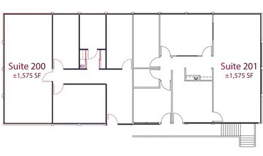 140-144 Mayhew Way, Pleasant Hill, CA for lease Floor Plan- Image 1 of 1
