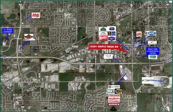 18501 Maple Creek Dr, Tinley Park, IL - AÉRIEN Vue de la carte