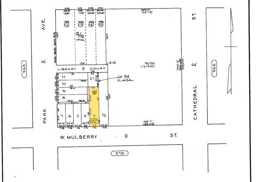 110 W Mulberry St, Baltimore, MD for lease - Plat Map - Image 2 of 33