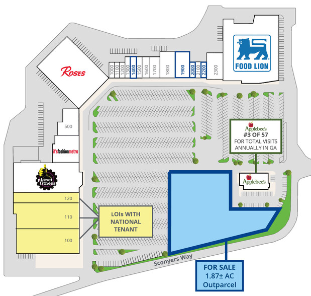 2123 Windsor Spring Road rd, Augusta, GA à vendre - Plan de site - Image 2 de 3