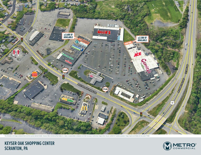1790 N Keyser Ave, Scranton, PA for lease - Aerial - Image 2 of 7