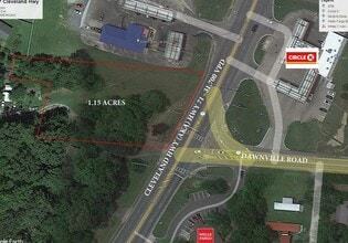 2201 Cleveland Hwy, Dalton, GA - Aerial map view
