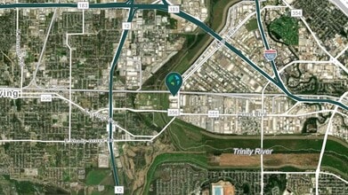 151 Regal Row, Dallas, TX - Aérien  Vue de la carte