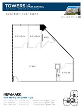 12750 Merit Dr, Dallas, TX à louer Plan d’étage type- Image 2 de 2