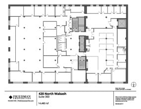 420 N Wabash Ave, Chicago, IL à louer Plan d’étage- Image 1 de 4