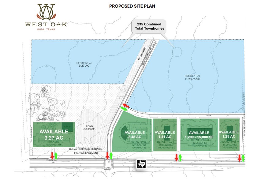 FM 1626, Buda, TX à vendre - Photo du bâtiment - Image 3 de 6
