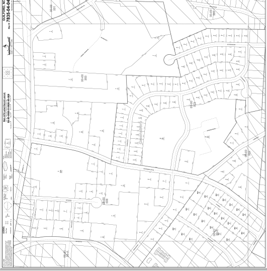 603 Milner Dr, Greensboro, NC for lease Plat Map- Image 1 of 3