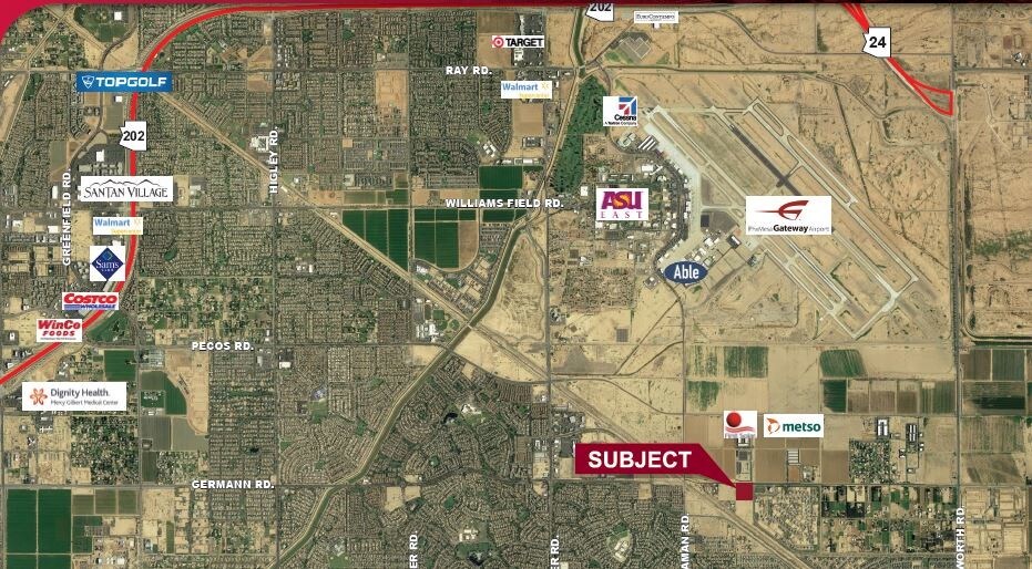 SWC Germann Rd. & 196th St, Mesa, AZ à vendre - Aérien - Image 2 de 2