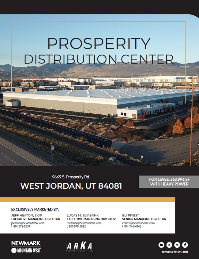 Plus de détails pour 6077 W Wells Park Rd, West Jordan, UT - Industriel à louer