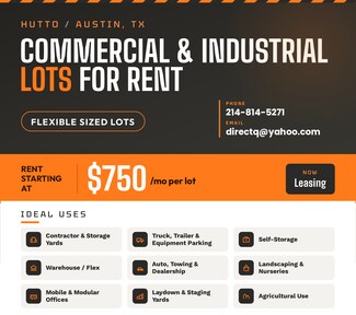 Plus de détails pour 2133 County Road 130, Hutto, TX - Terrain à louer
