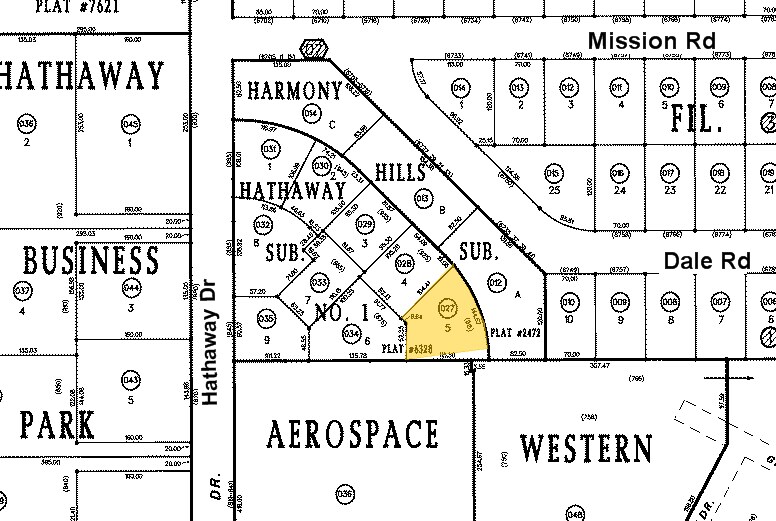 915 Hathaway Dr, Colorado Springs, CO for sale - Plat Map - Image 2 of 4