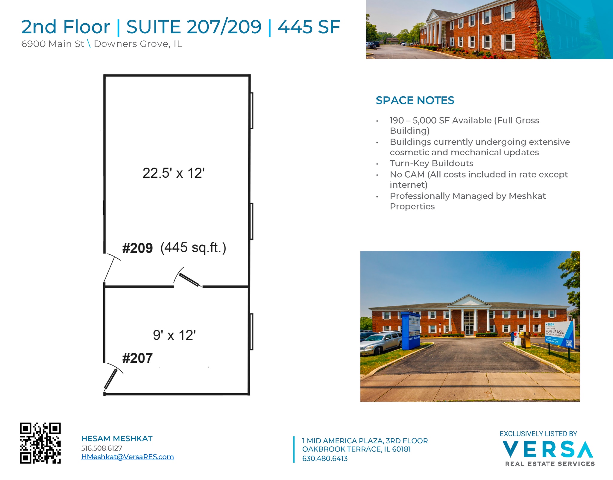 6912 Main St, Downers Grove, IL for lease Floor Plan- Image 1 of 1