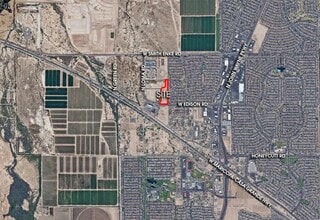 NEC W Edison Rd & N Estrella Parkway, Maricopa, AZ - AERIAL  map view