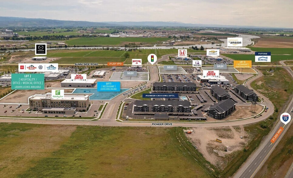 TBD W Sunnyside Rd & I-15, Idaho Falls, ID à vendre - Photo du bâtiment - Image 3 de 3