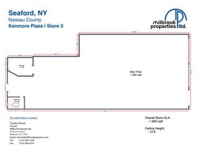 3535-3555 Merrick Rd, Seaford, NY for lease Interior Photo- Image 2 of 2