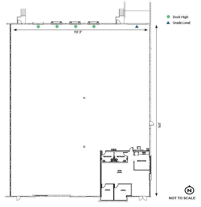 4525 E Warner Rd, Gilbert, AZ for lease Floor Plan- Image 1 of 4