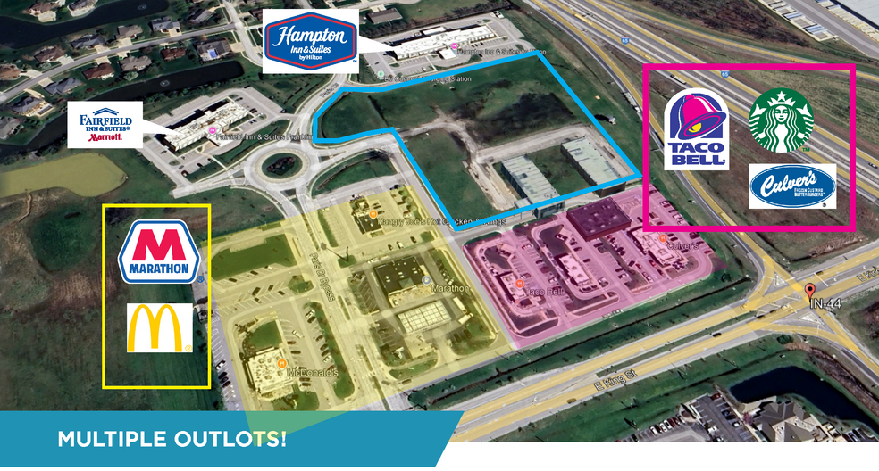 I65 SR 44, Franklin, IN à vendre - Photo principale - Image 1 de 2