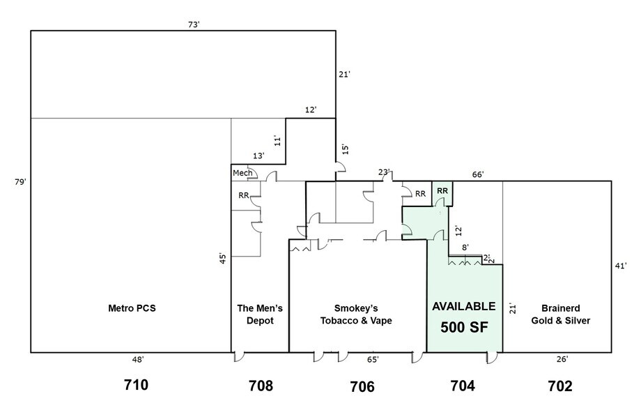 702-710 W Washington St, Brainerd, MN à louer - Photo du bâtiment - Image 2 de 3