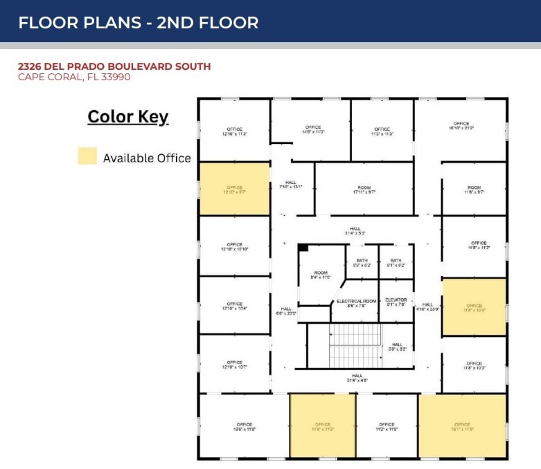 2326 Del Prado Blvd, Cape Coral, FL for lease Floor Plan- Image 1 of 13