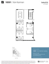 18201 Von Karman Ave, Irvine, CA for lease Floor Plan- Image 1 of 2