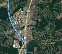 230 Industrial Dr, Fredericksburg, VA à louer Carte- Image 1 de 5