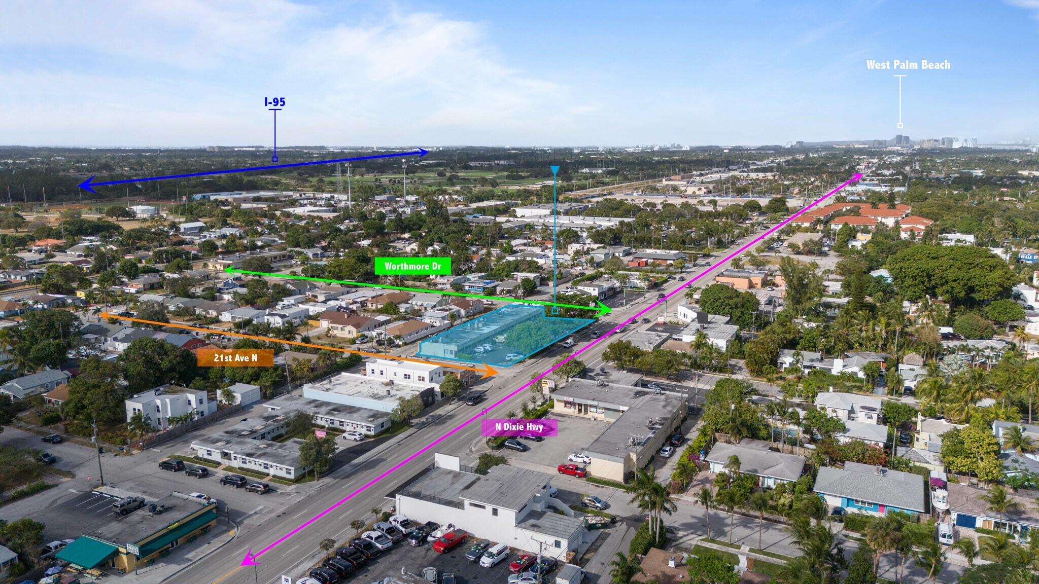 2101-2109 N Dixie Hwy, Lake Worth, FL à vendre Photo du bâtiment- Image 1 de 1