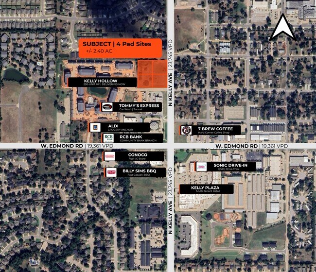 More details for 827 W 1st St, Edmond, OK - Land for Sale
