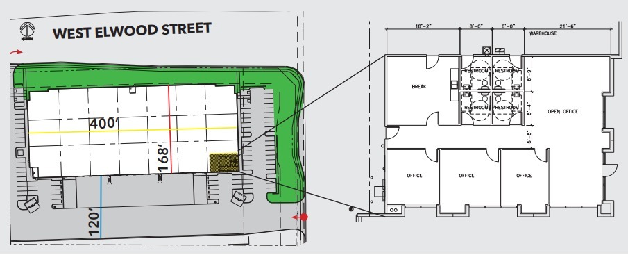 SWC Sarival Avenue & West Elwood Street, Goodyear, AZ à louer - Plan de site - Image 3 de 5