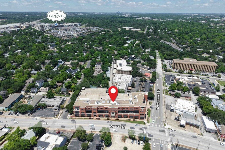 3500 Jefferson St, Austin, TX for lease - Aerial - Image 3 of 7