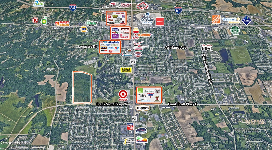 481 Frank Scott Pky W, Belleville, IL à vendre - Photo du bâtiment - Image 2 de 2