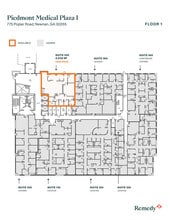 775 Poplar Rd, Newnan, GA à louer Plan d’étage- Image 1 de 1