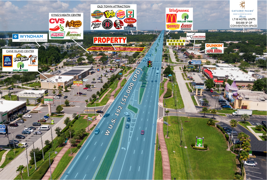 5390 W Irlo Bronson Hwy, Kissimmee, FL for lease - Building Photo - Image 3 of 5