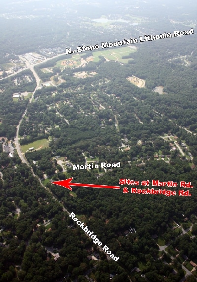 329 Martin Rd, Stone Mountain, GA for sale - Aerial - Image 2 of 5