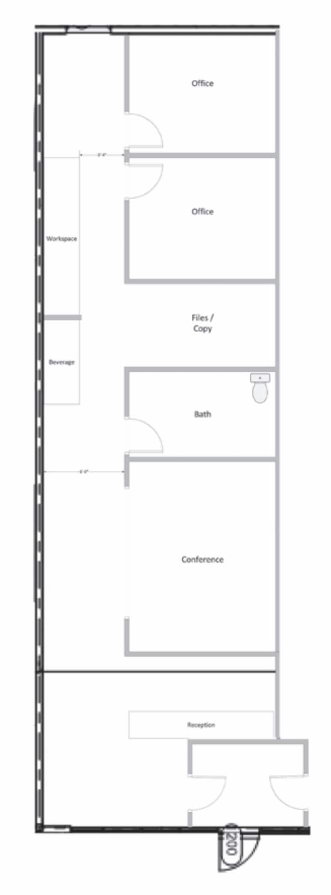 414 E State St, Mauston, WI for lease Floor Plan- Image 1 of 1