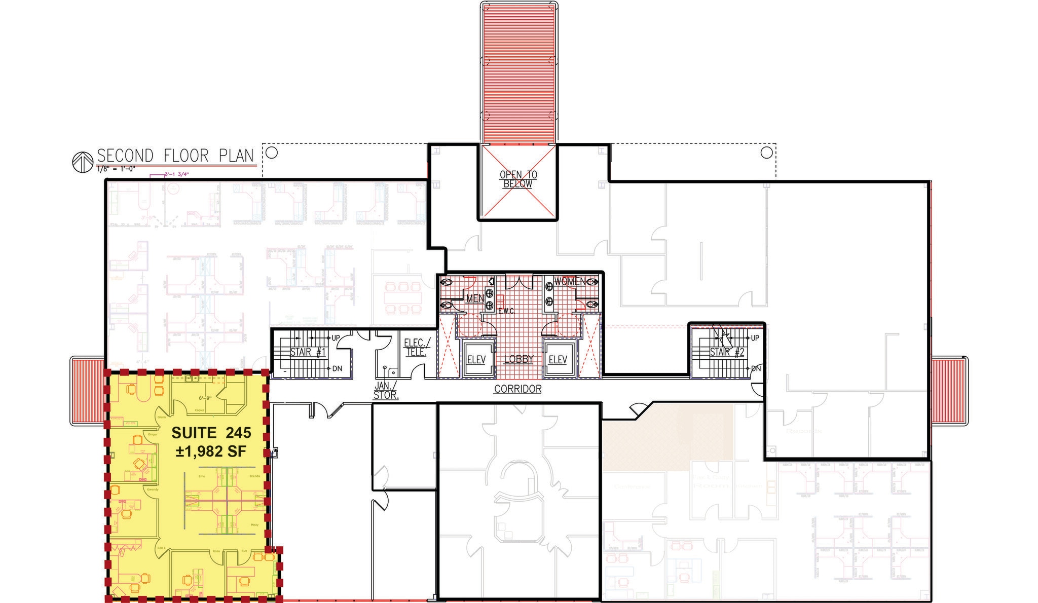8315 Cantrell Rd, Little Rock, AR à louer Plan d’étage- Image 1 de 2