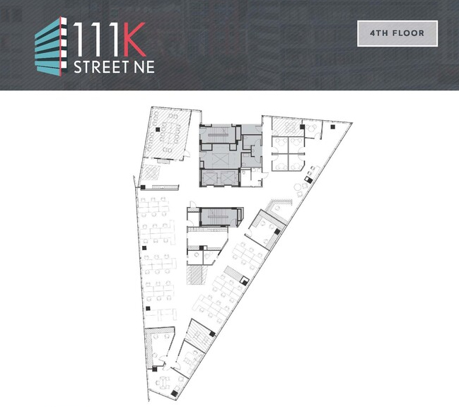 111 K St NE, Washington, DC for lease Floor Plan- Image 1 of 1