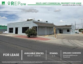 Plus de détails pour 4320 Dyer St, El Paso, TX - Bureau, Commerce de détail à louer