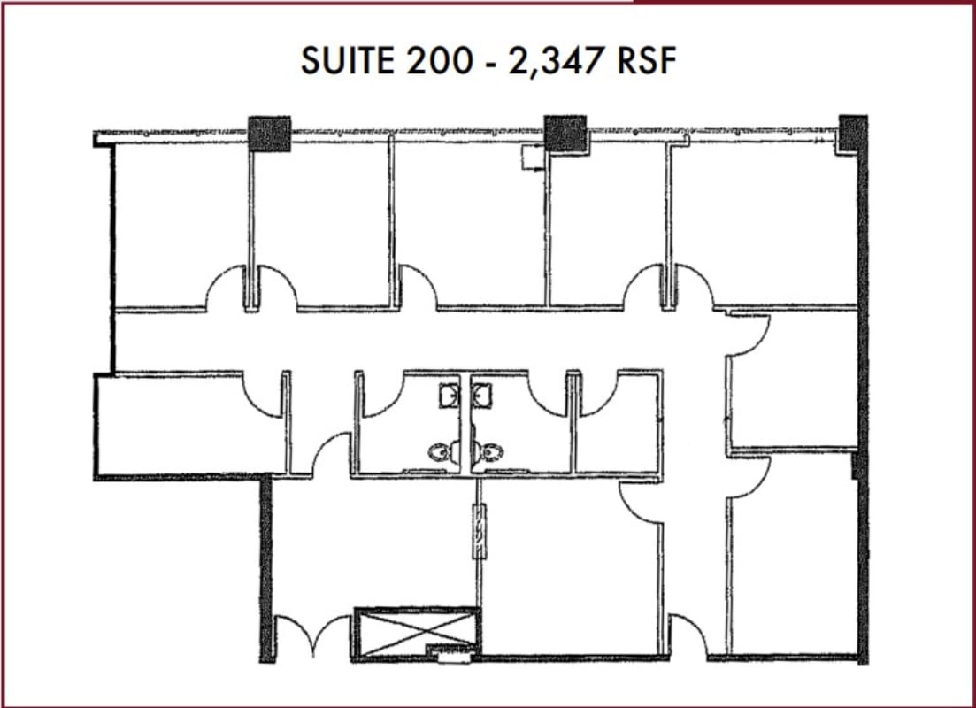 3808 W Riverside Dr, Burbank, CA à louer Plan d’étage- Image 1 de 1