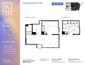1333 N Kingsbury St, Chicago, IL for lease Floor Plan- Image 1 of 12