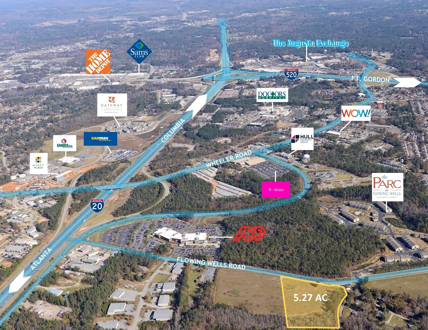 1257 Flowing Wells Rd, Augusta, GA for sale Primary Photo- Image 1 of 3