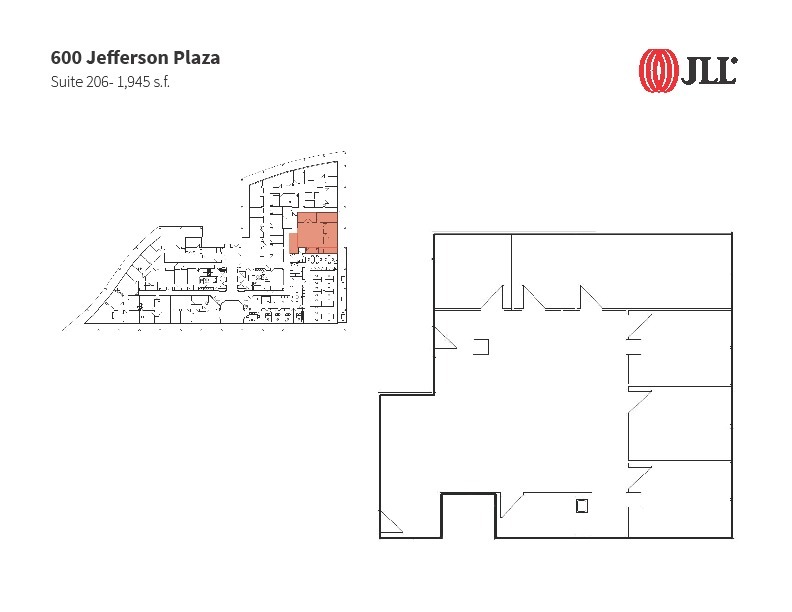 600 Jefferson Plz, Rockville, MD à louer Plan d  tage- Image 1 de 1