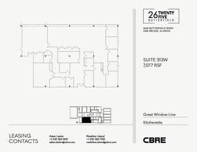 2625 Butterfield Rd, Oak Brook, IL for lease Floor Plan- Image 1 of 2