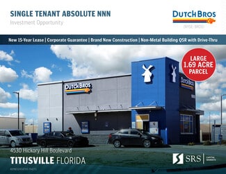 Plus de détails pour 4530 Hickory Hill Blvd, Titusville, FL - Commerce de détail à vendre